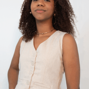 Colete alfaiataria Ana em linho misto cor Natural