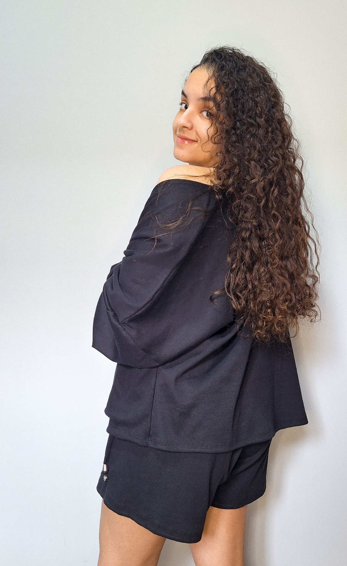 Cardigan Feminino de Malha Canelada Preto - Imagem 5